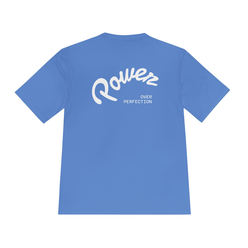 Action Power Tee — 'Power Over Perfection' Moisture‑Wicking Athletic Shirt