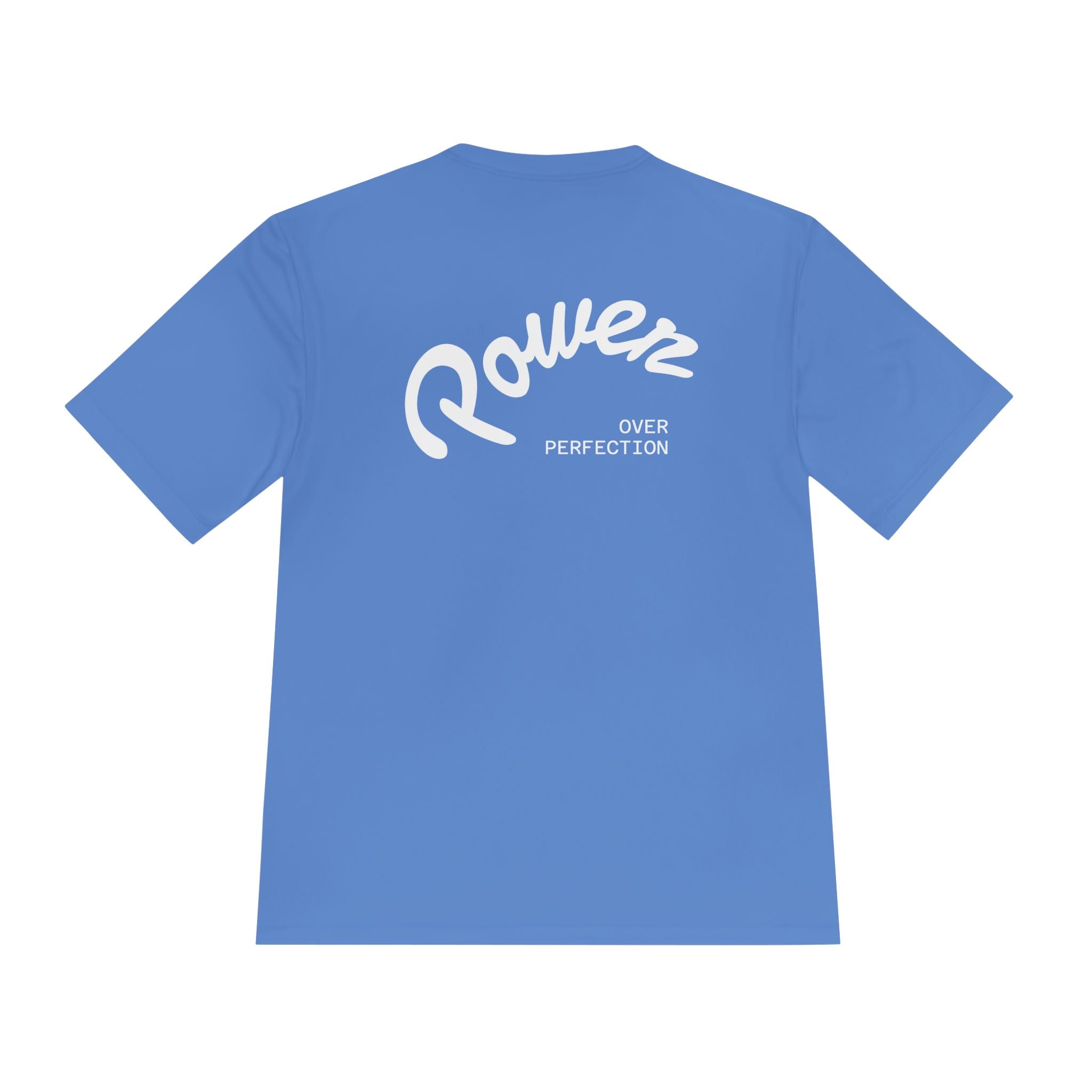 Action Power Tee — 'Power Over Perfection' Moisture‑Wicking Athletic Shirt
