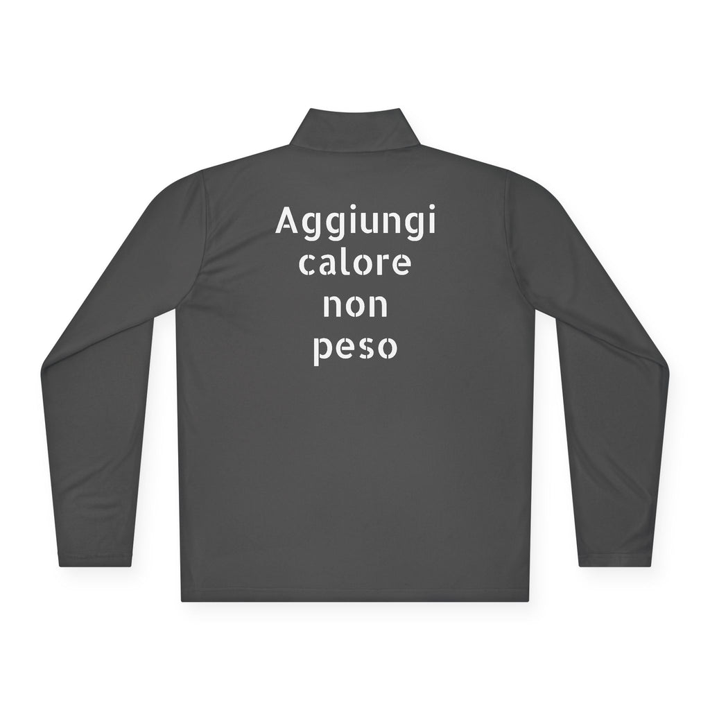 Quarter-Zip Pullover — "Aggiungi calore non peso" Italian Cozy Lightweight Jacket