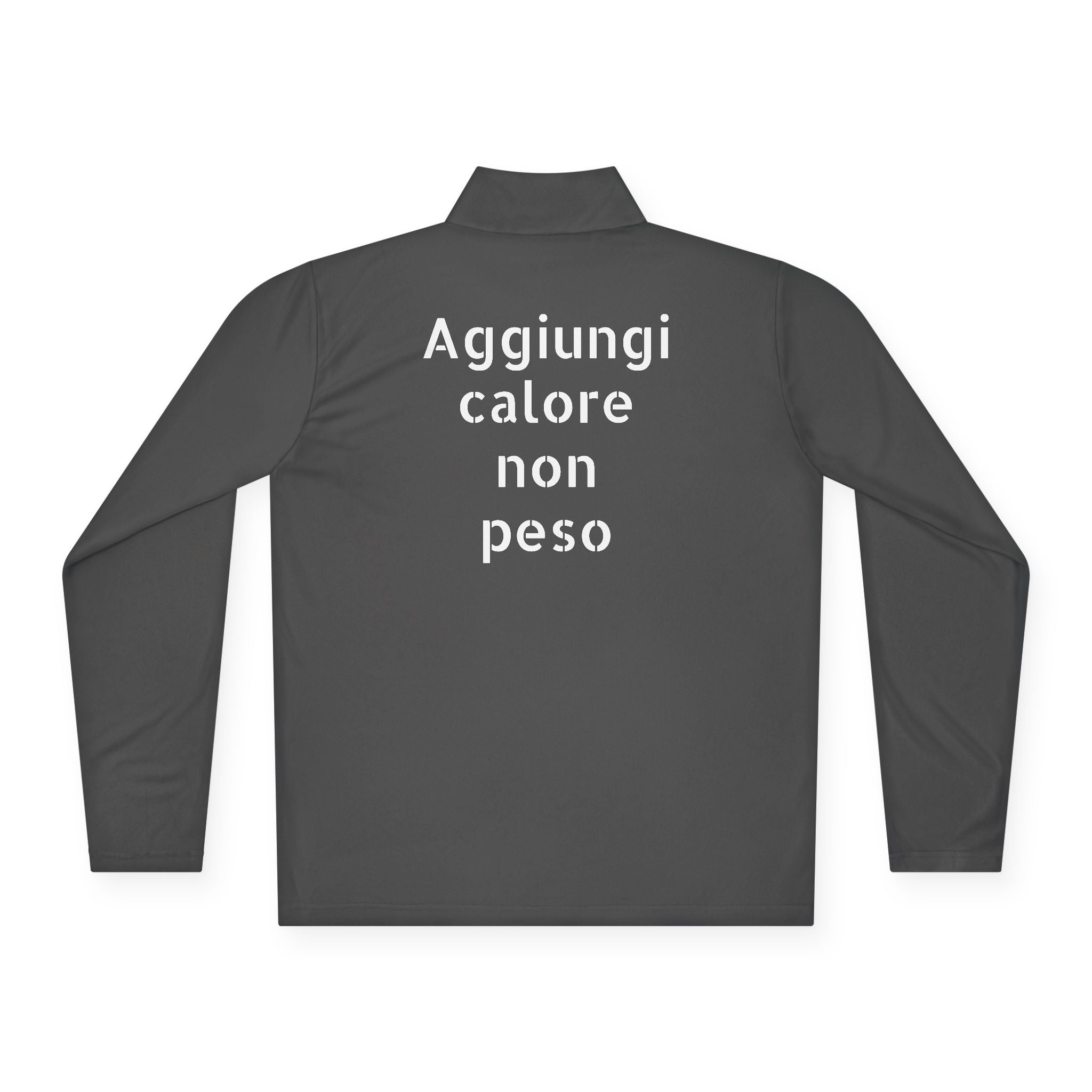 Quarter-Zip Pullover — "Aggiungi calore non peso" Italian Cozy Lightweight Jacket