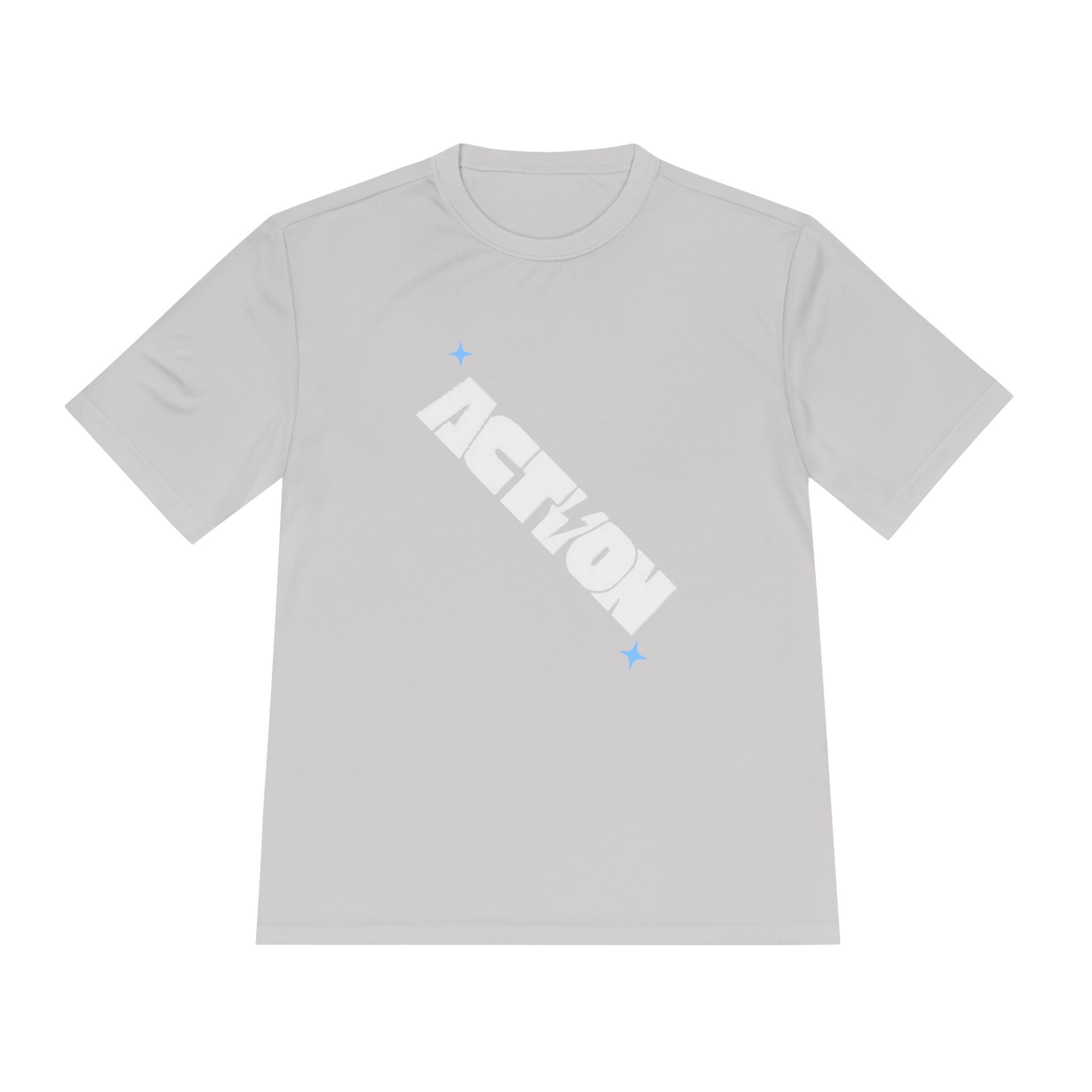 Action Power Tee — 'Power Over Perfection' Moisture‑Wicking Athletic Shirt