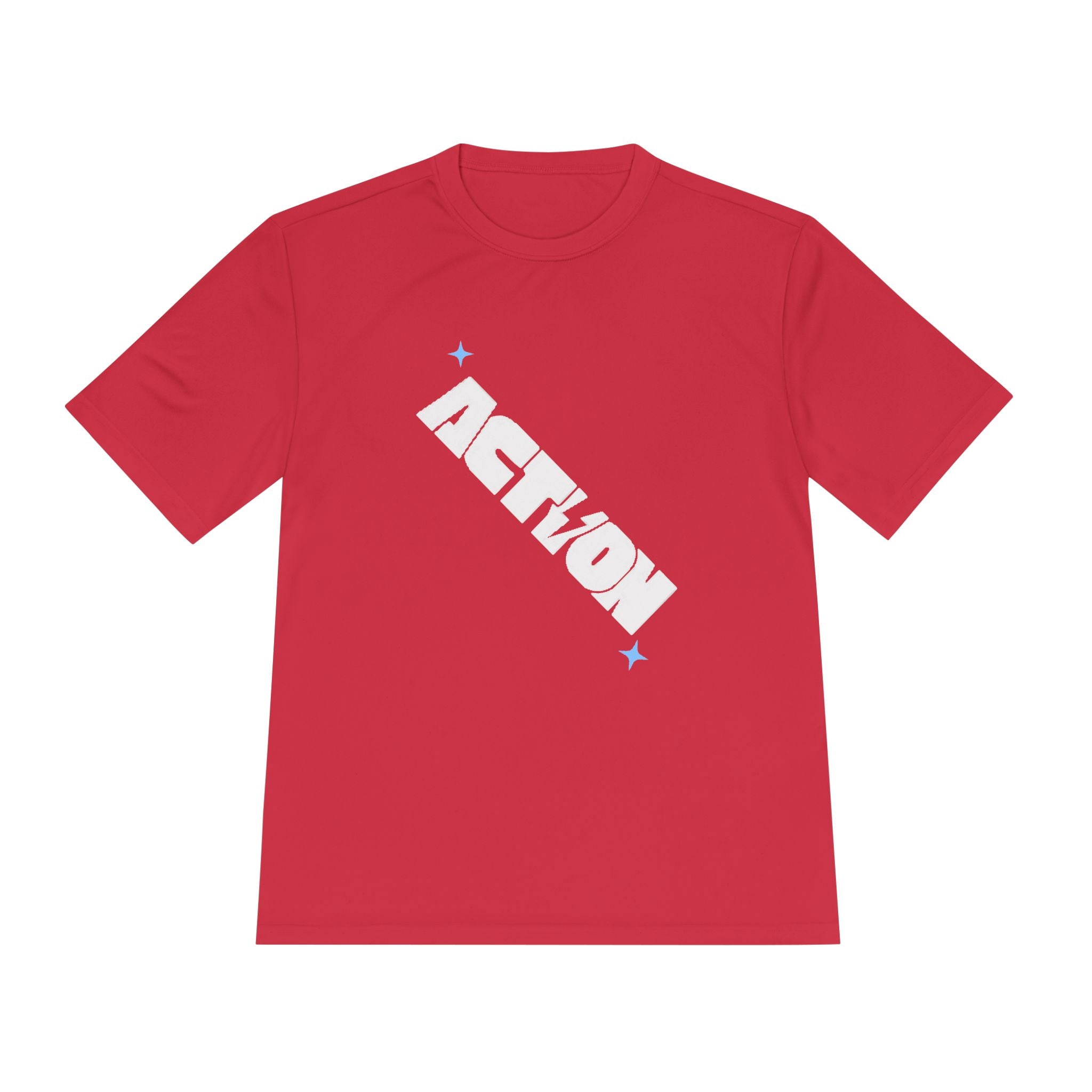 Action Power Tee — 'Power Over Perfection' Moisture‑Wicking Athletic Shirt