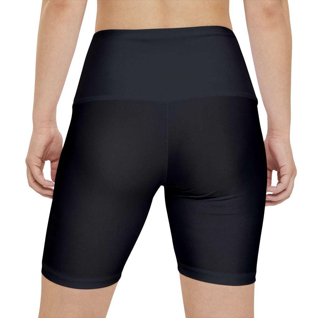 Action Performance Women's Bike Shorts - High-Waist Workout Biker Shorts