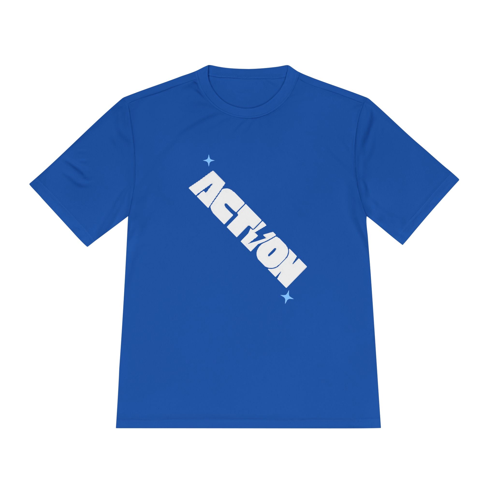 Action Power Tee — 'Power Over Perfection' Moisture‑Wicking Athletic Shirt