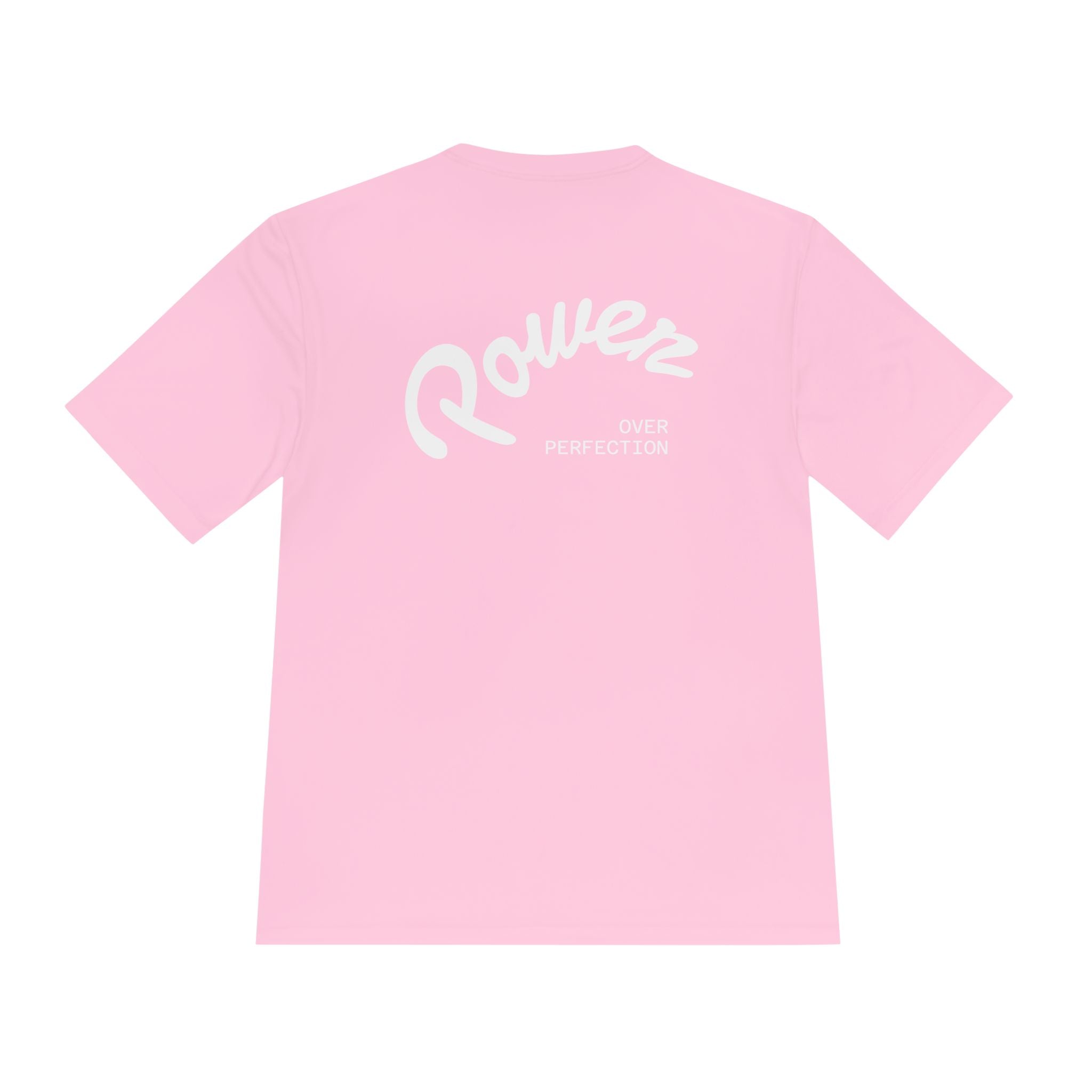 Action Power Tee — 'Power Over Perfection' Moisture‑Wicking Athletic Shirt
