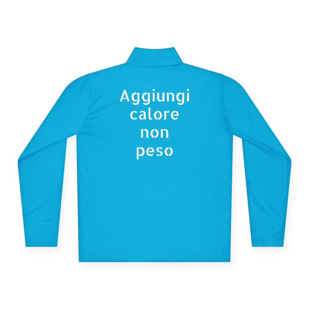 Quarter-Zip Pullover — "Aggiungi calore non peso" Italian Cozy Lightweight Jacket