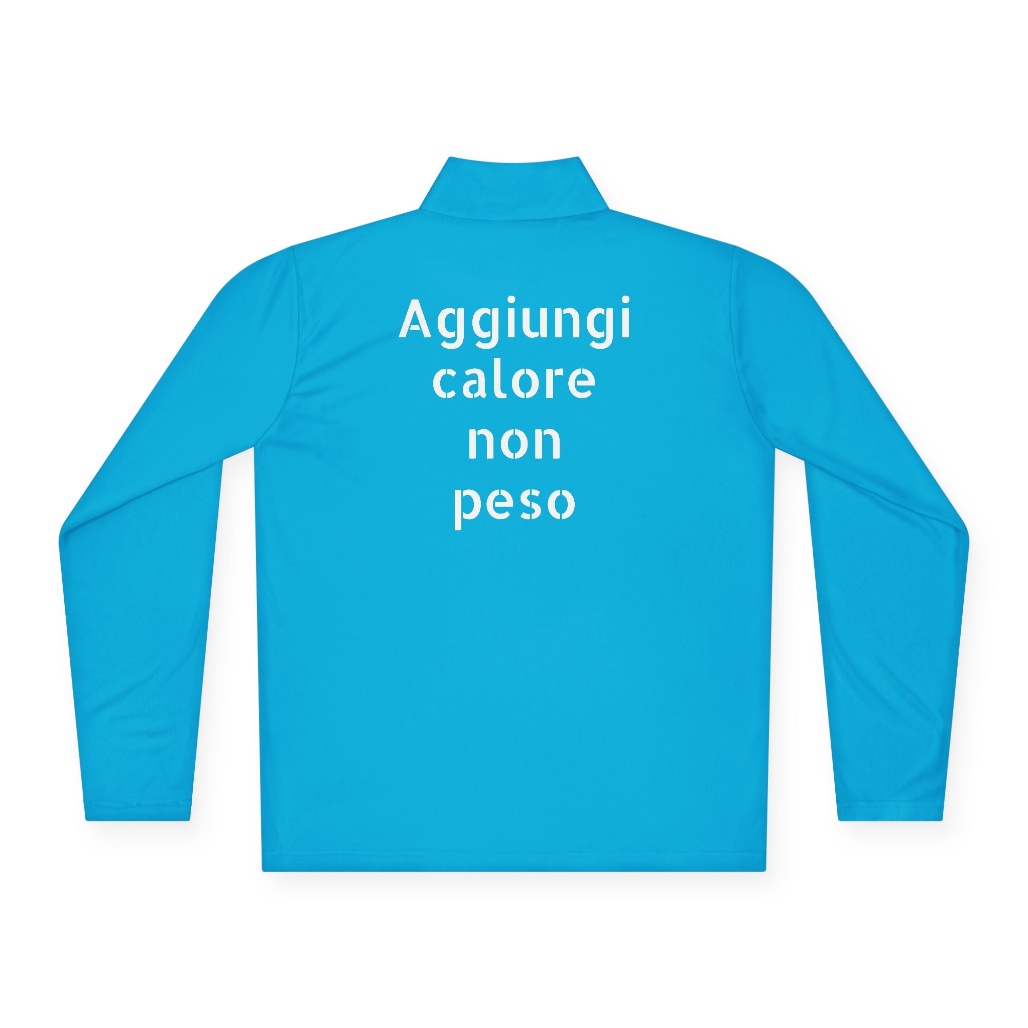 Quarter-Zip Pullover — "Aggiungi calore non peso" Italian Cozy Lightweight Jacket