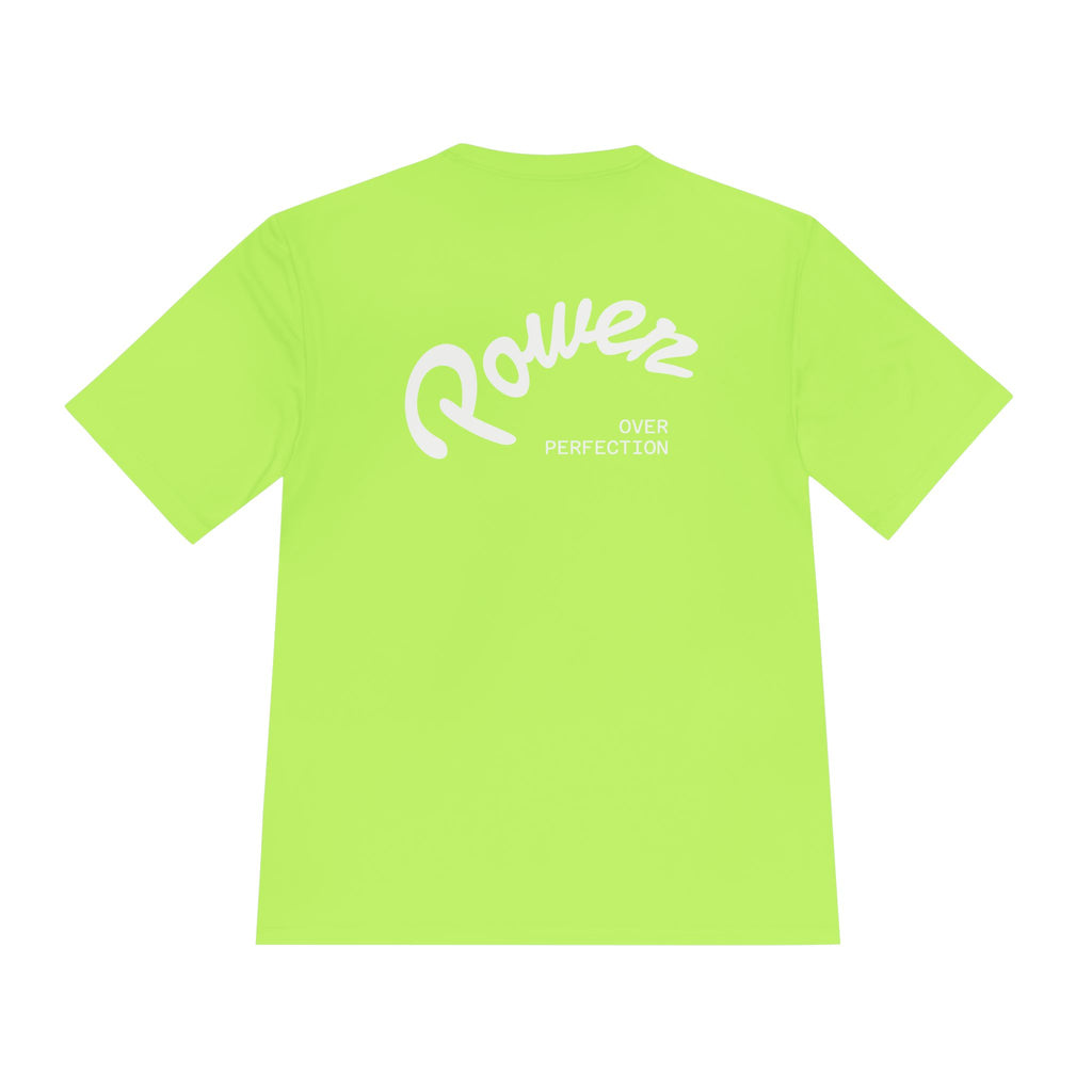 Action Power Tee — 'Power Over Perfection' Moisture‑Wicking Athletic Shirt