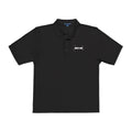 Embroidered 'Detras' Black Polo Shirt — Minimal Logo Workwear Polo