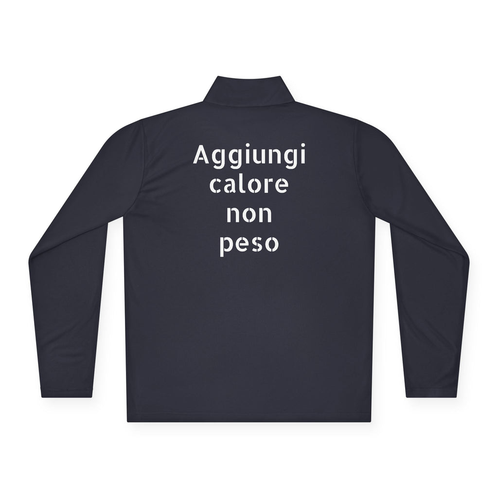 Quarter-Zip Pullover — "Aggiungi calore non peso" Italian Cozy Lightweight Jacket