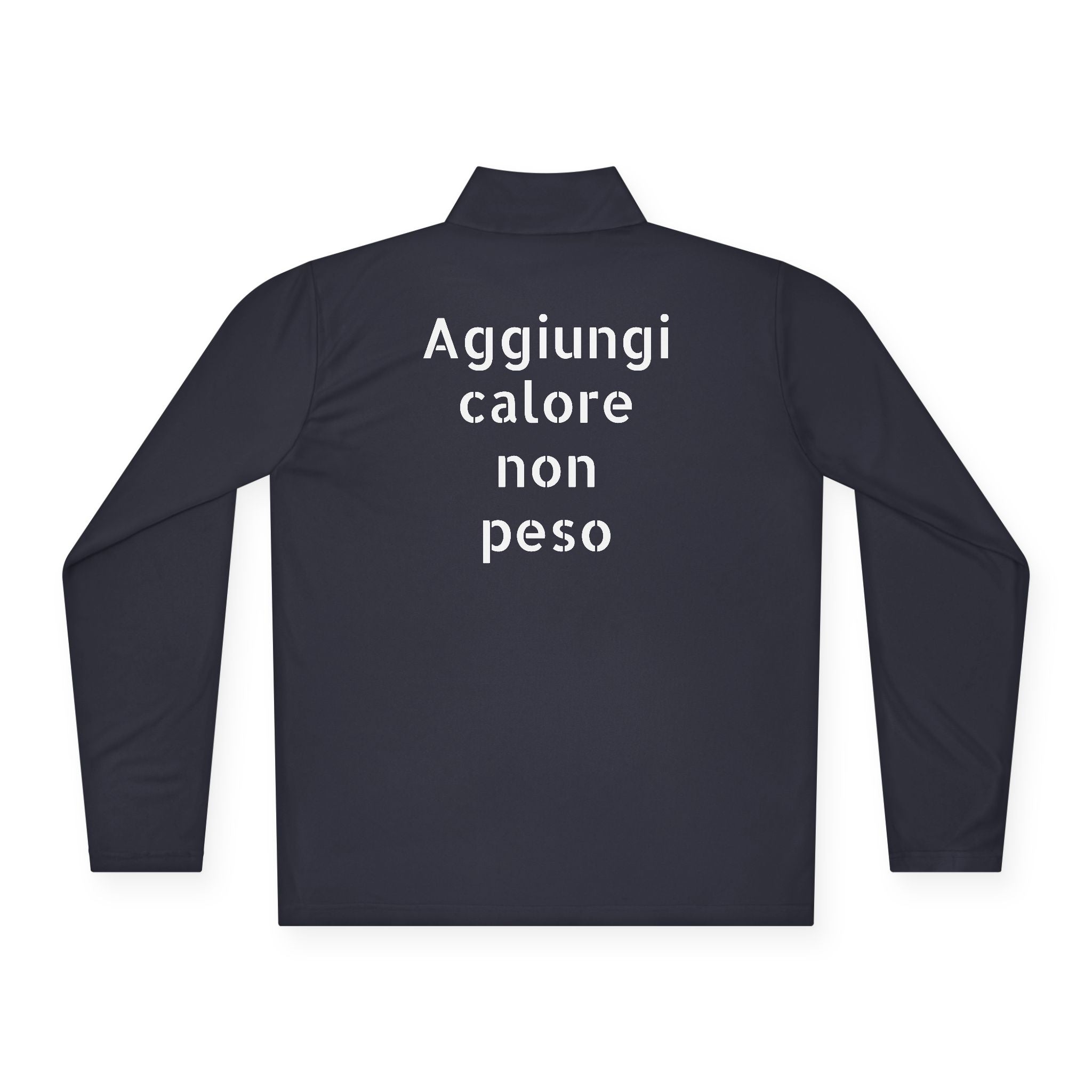 Quarter-Zip Pullover — "Aggiungi calore non peso" Italian Cozy Lightweight Jacket