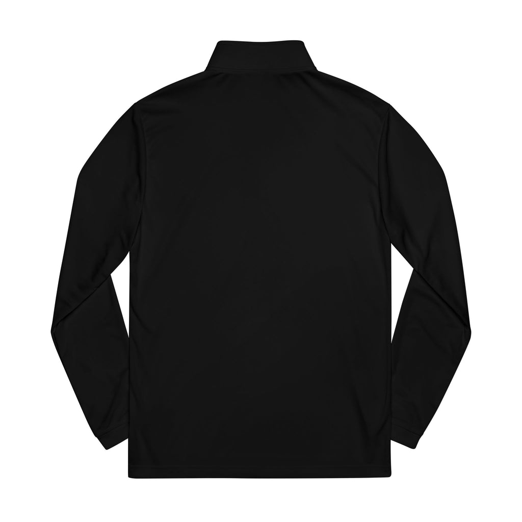 Embroidered adidas Quarter-Zip Pullover — Lightweight Performance Pullover