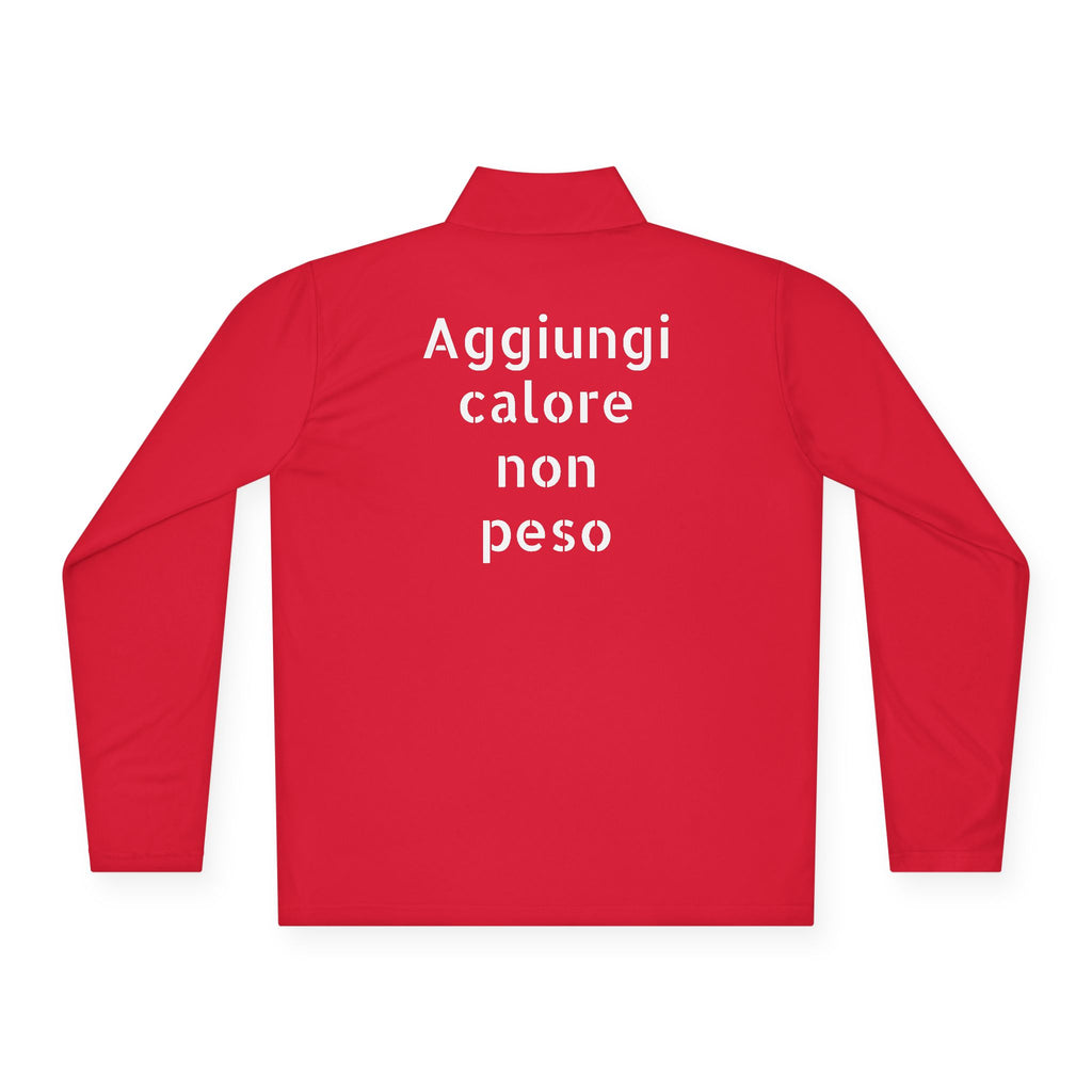 Quarter-Zip Pullover — "Aggiungi calore non peso" Italian Cozy Lightweight Jacket