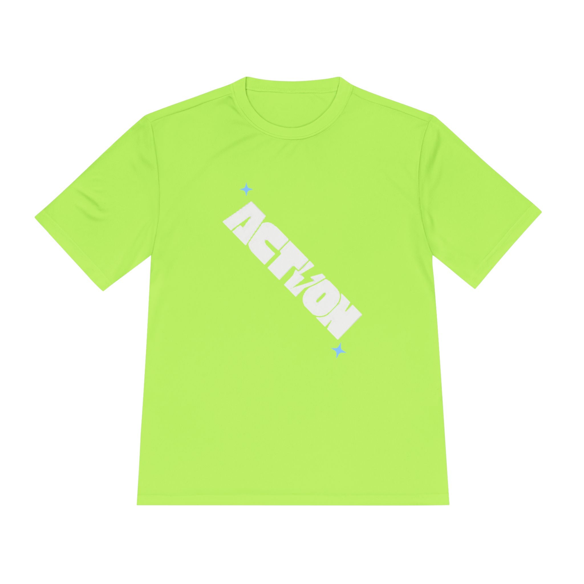 Action Power Tee — 'Power Over Perfection' Moisture‑Wicking Athletic Shirt