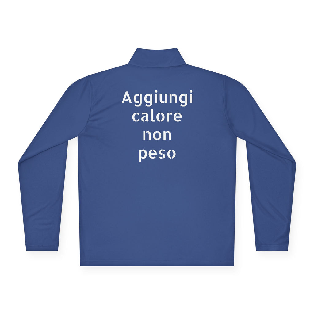 Quarter-Zip Pullover — "Aggiungi calore non peso" Italian Cozy Lightweight Jacket