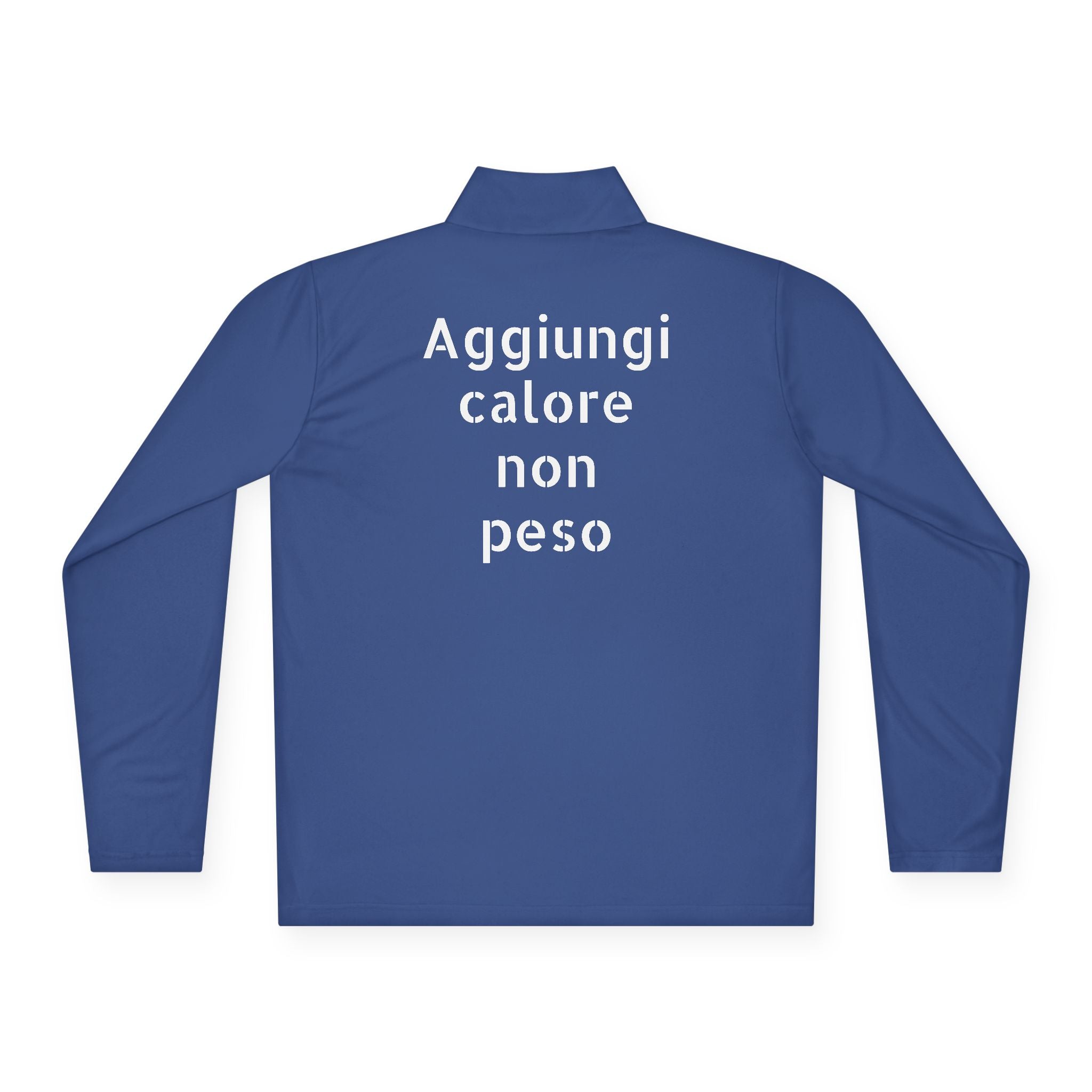 Quarter-Zip Pullover — "Aggiungi calore non peso" Italian Cozy Lightweight Jacket