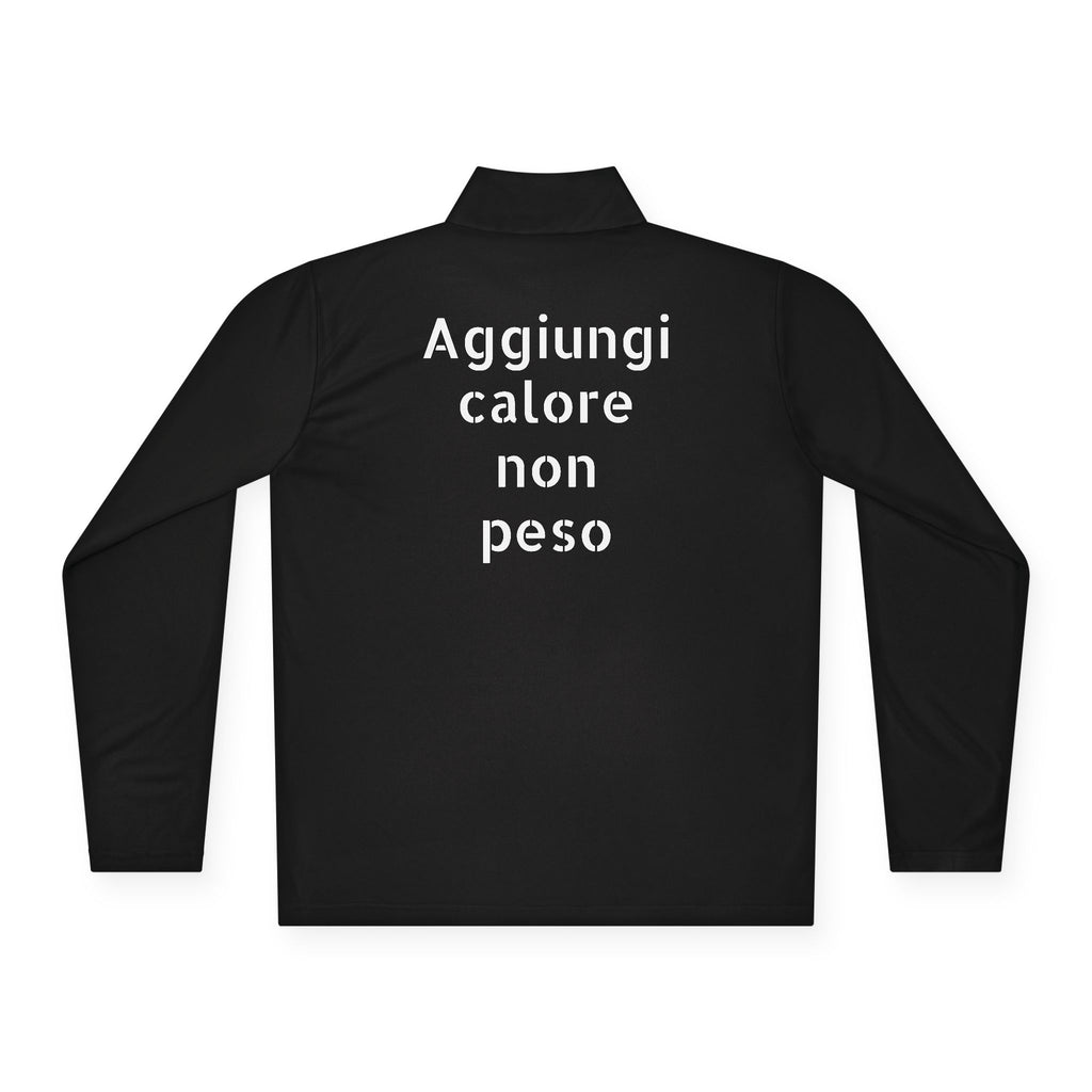 Quarter-Zip Pullover — "Aggiungi calore non peso" Italian Cozy Lightweight Jacket