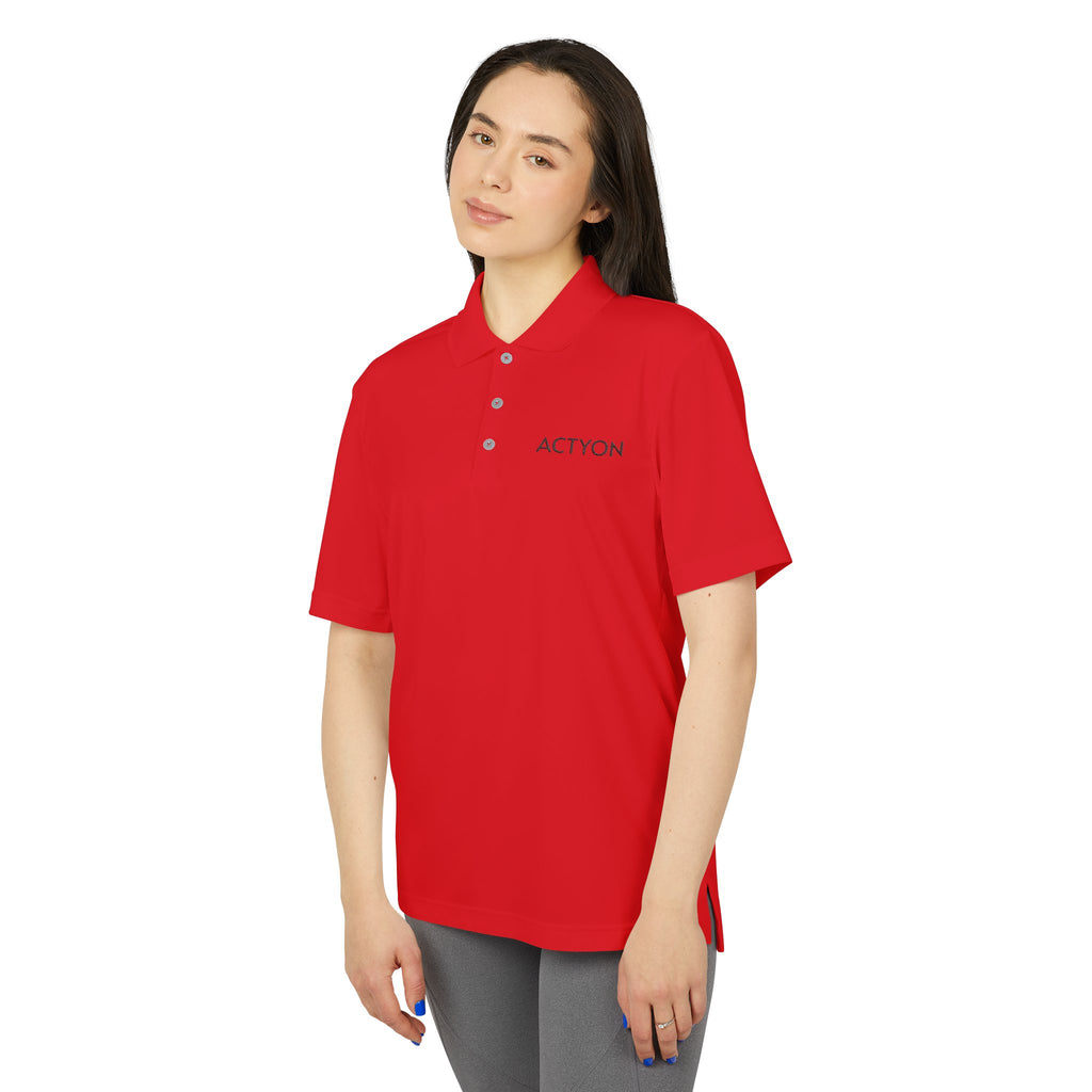 Actyon Branded Performance Polo Shirt — Lightweight Orange Golf & Work Polo